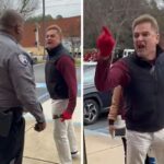 georgia man arrested after yelling racial slurs at security guard in viral video 696a65f1a0173