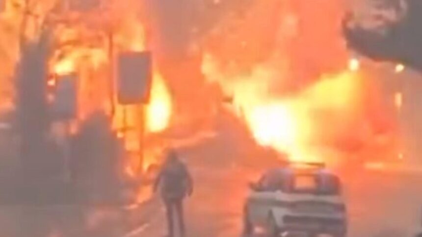 explozie devastatoare in italia sase raniti dupa explozia unor butelii de oxigen dintr o duba video 698de2b439818