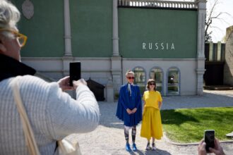 a stage for whitewashing war crimes venice biennale urged to exclude russia 69aed2869a9b1