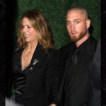 chet hanks attends pre oscars party with mom rita wilson weeks after colombia travel issue 69b6fd44e80f1