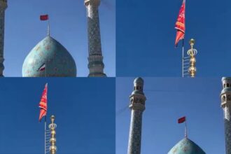 iranul ridica steagul rosu peste cupola moscheii jamkaran ce semnifica acest gest video 69a49f2d404da