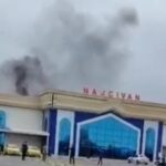 rachete sau drone venite din directia iranului au cazut pe aeroportul din nakhchivan azerbaidjan video 69a944db5b79e