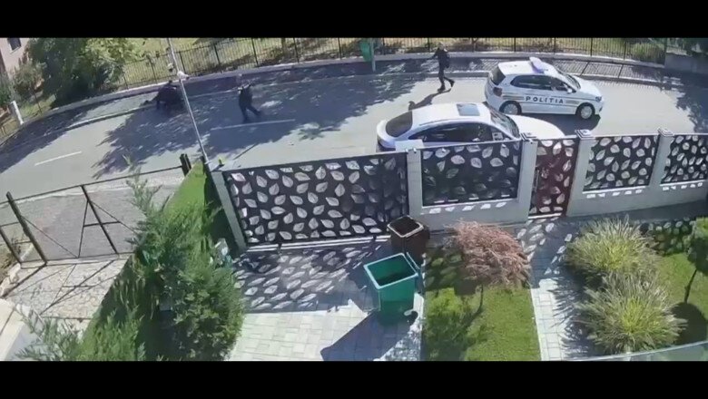 video momentul in care un barbat ii ameninta cu cutitul pe politisti in capitala agentii au scos armele din dotare 6ac0c6e72927b